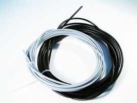 Seilhülle für Bremsen /Kupplung Bund 5m, grau o. schwarz
