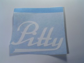 Schriftzug "Pitty", passend für IWL-Motorroller Pitty